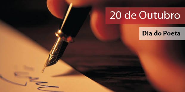 O Dia do Poeta é comemorado em 20 de Outubro, no Brasil. Brasil Cultura